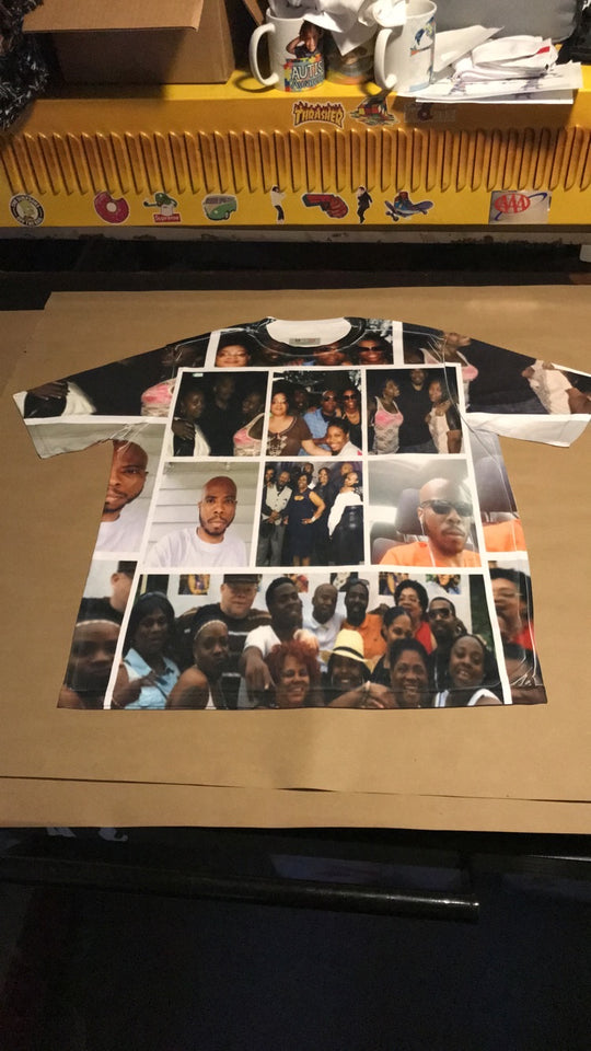 Collage Photo Shirt (Front & Back) + Text
